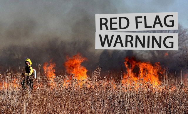 Red flag warning